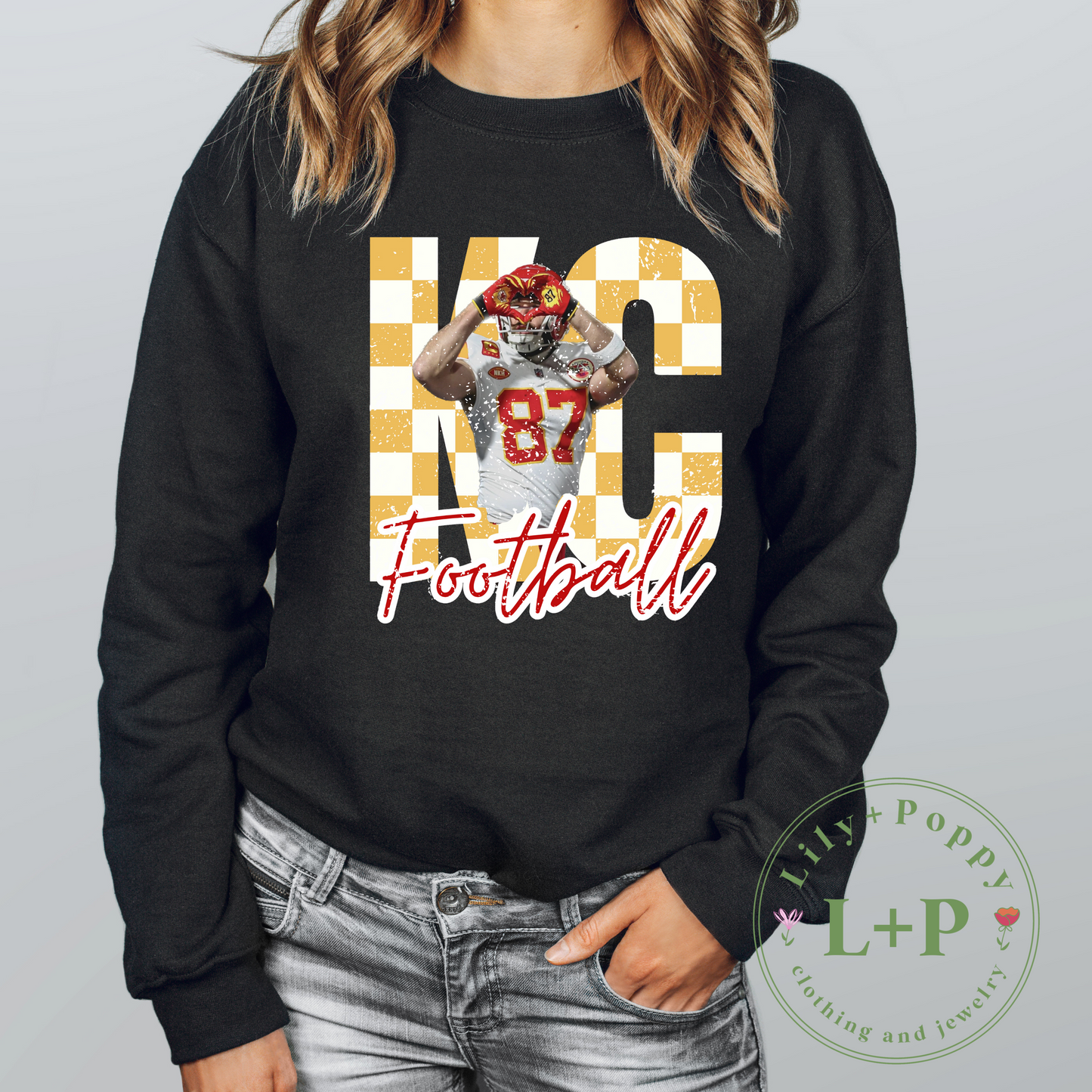 Checkered KC Football