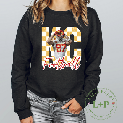 Checkered KC Football