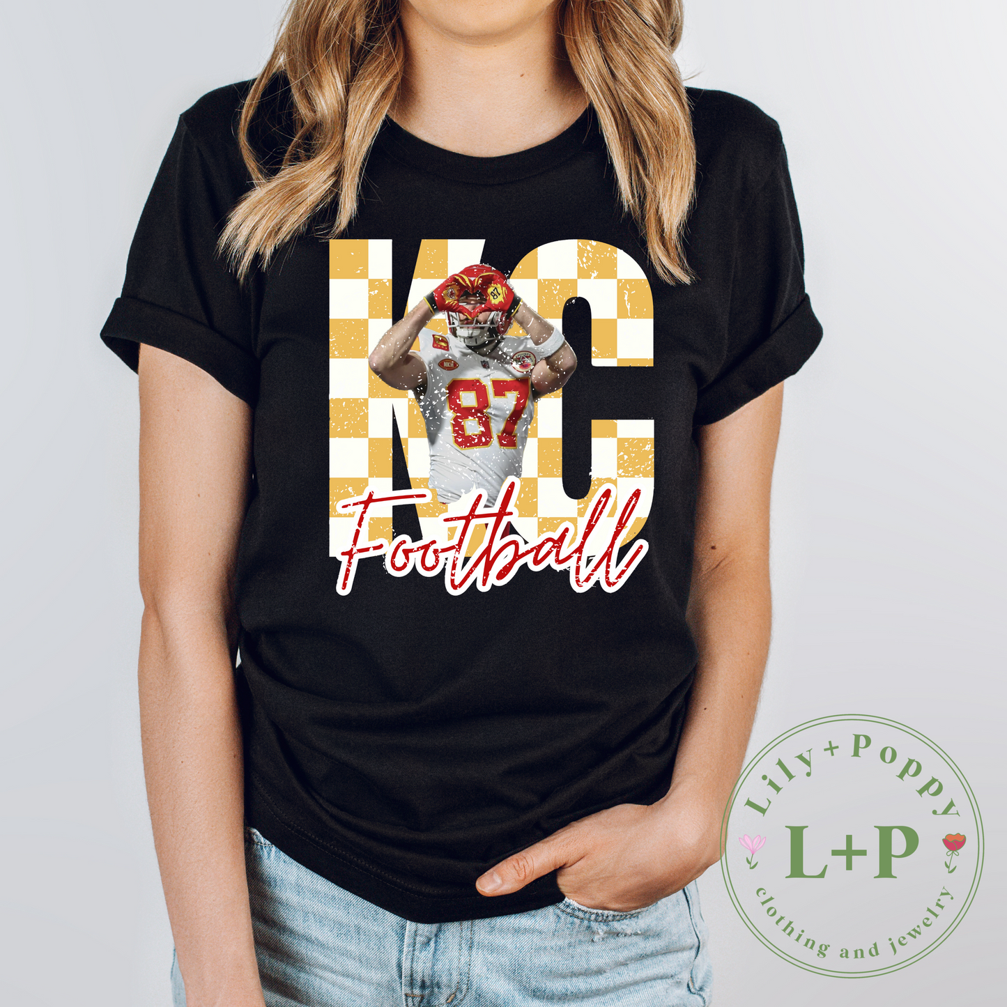 Checkered KC Football