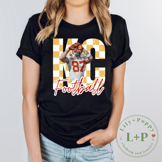 Checkered KC Football