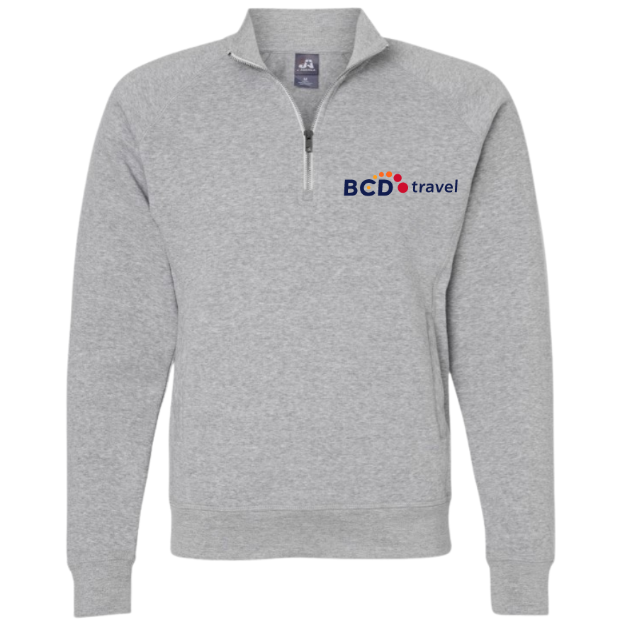 Embroidered 1/4 Zip Pullover