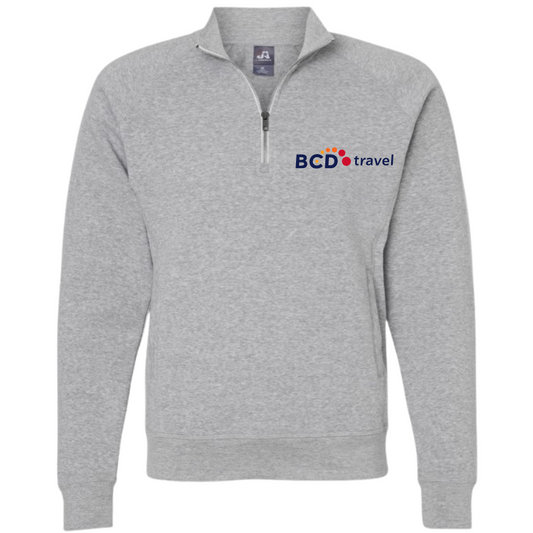 Embroidered 1/4 Zip Pullover