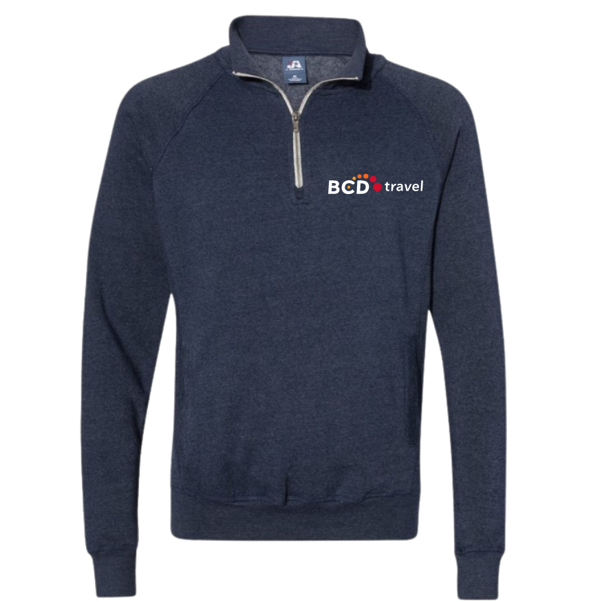 Embroidered 1/4 Zip Pullover